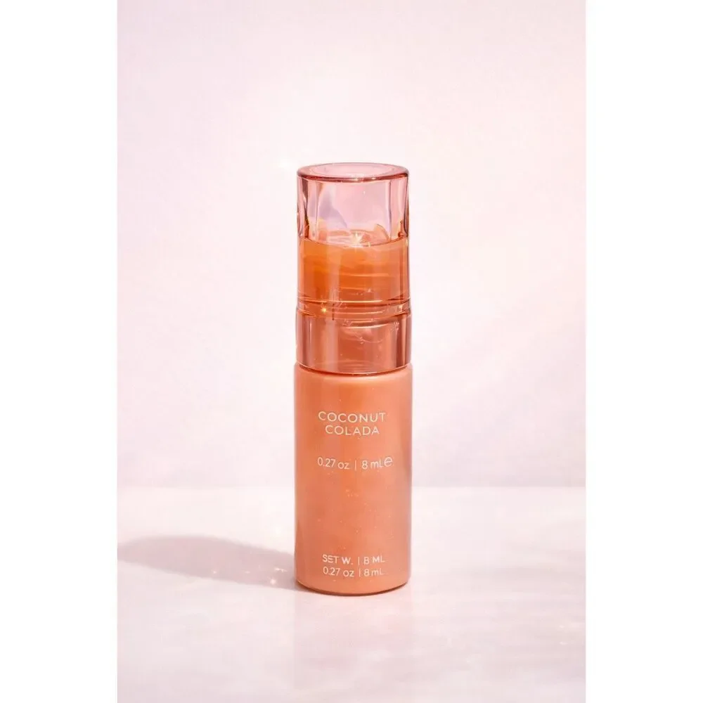 Florence by Mills Stay Plush Lip Oil in Coconut Colada. NEW in box.